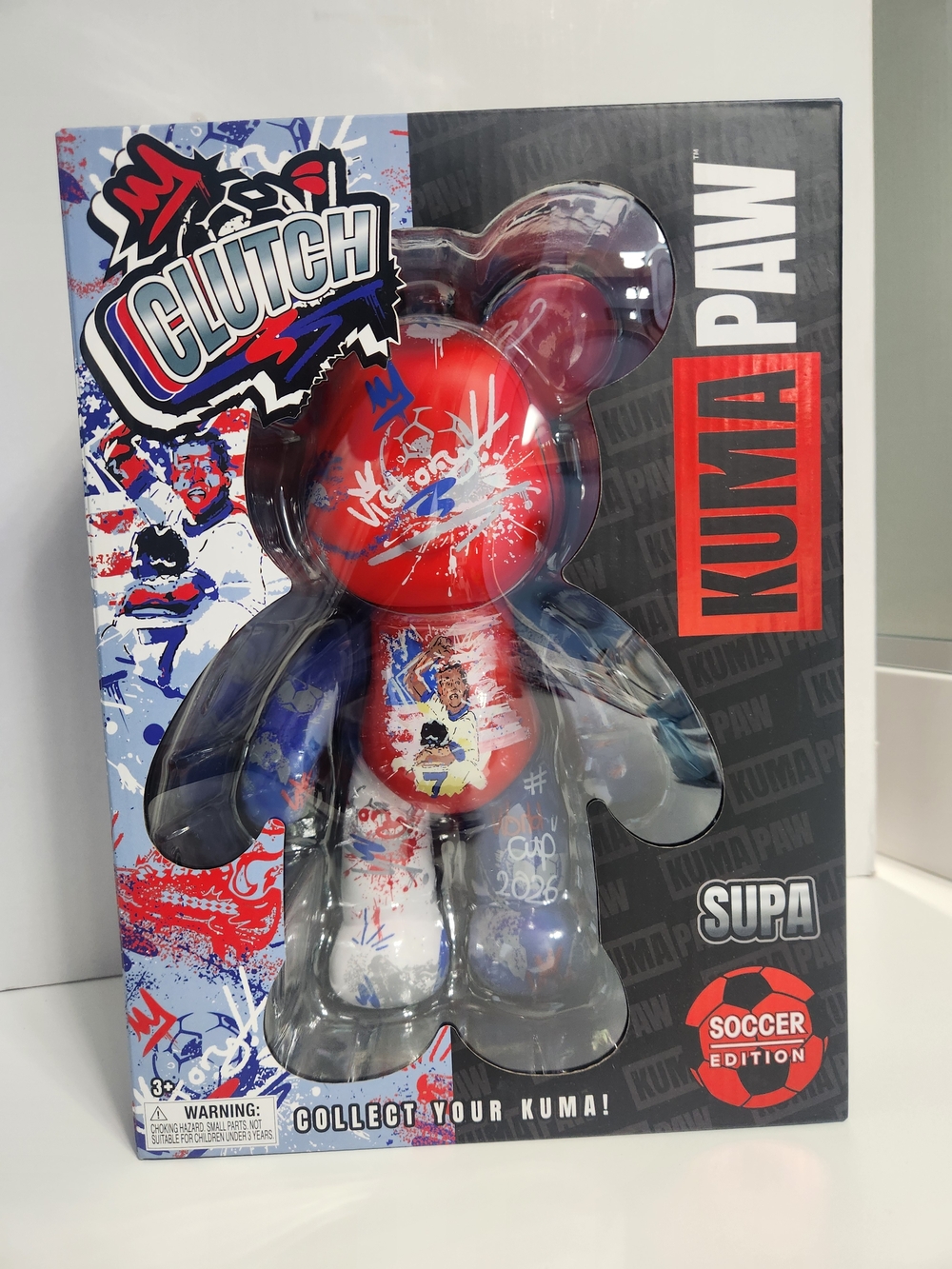Kuma Paw 9.5" World Cup Edition - Clutch Limited Edition Collectible